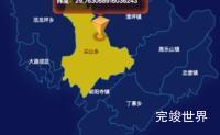 echarts恩施土家族苗族自治州咸丰县geoJson地图实例代码